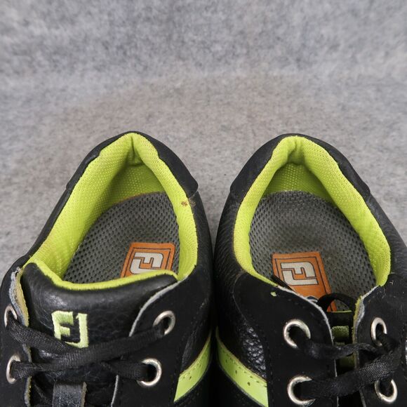 Footjoy Shoes Men 9 Golf Athletic Casual Lifestyle Leather Sneaker Contour Black main image 6